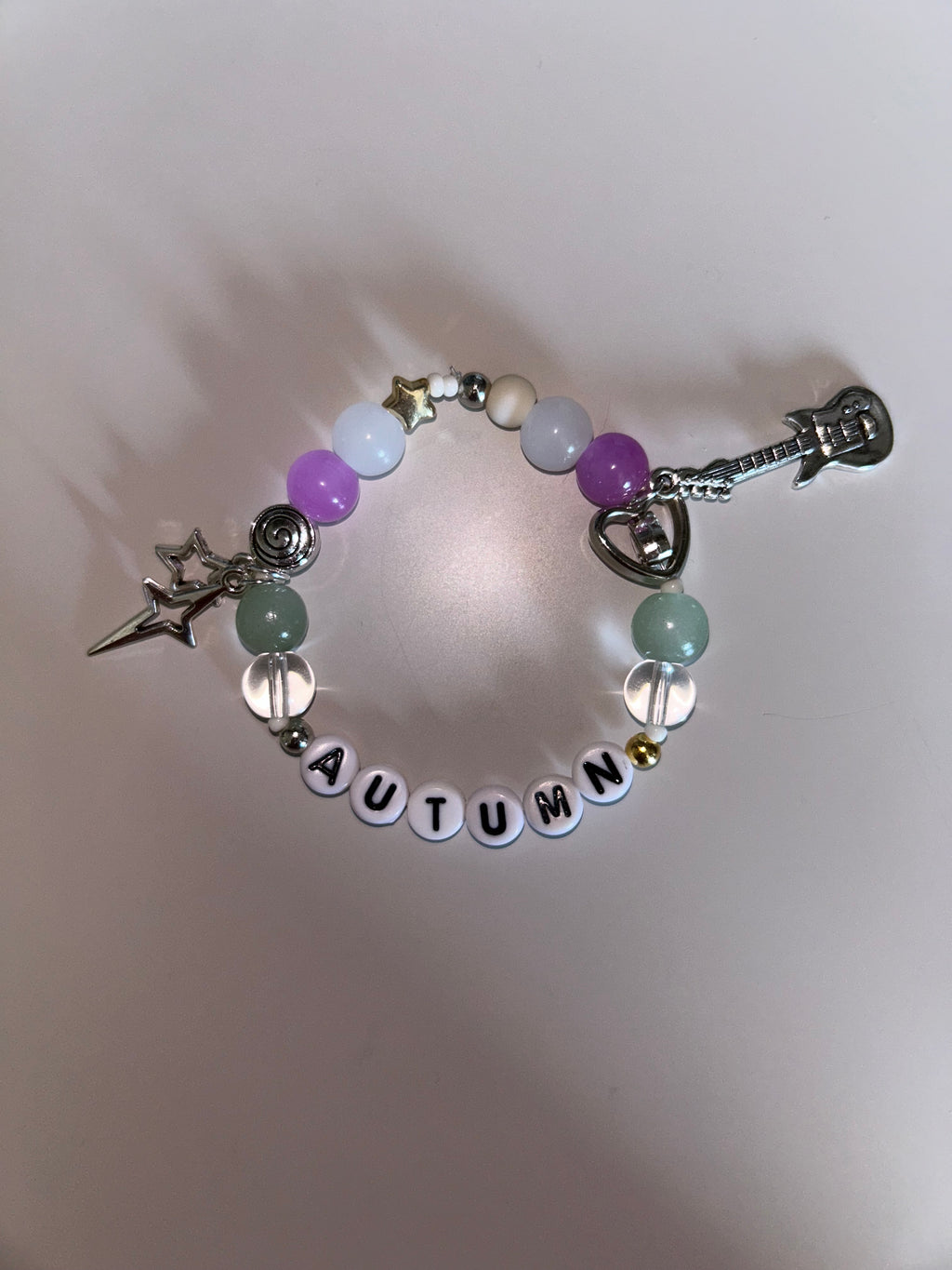 Autumn Lost Records Bloom and Rage inspired handmade bracelet