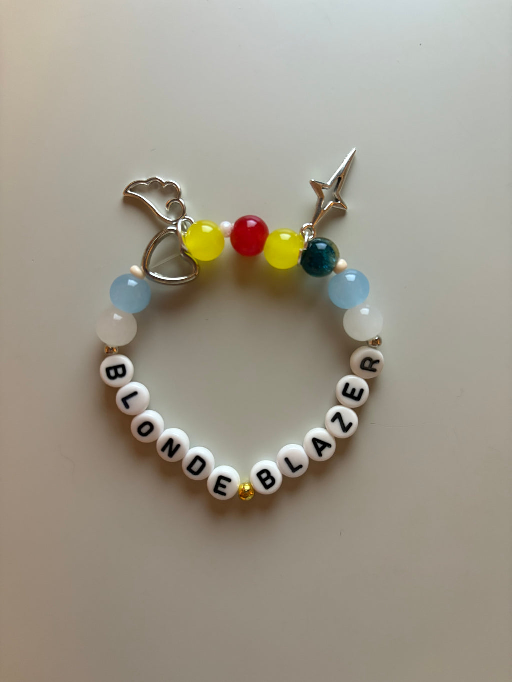 Blonde Blazer Dispatch inspired handmade bracelet