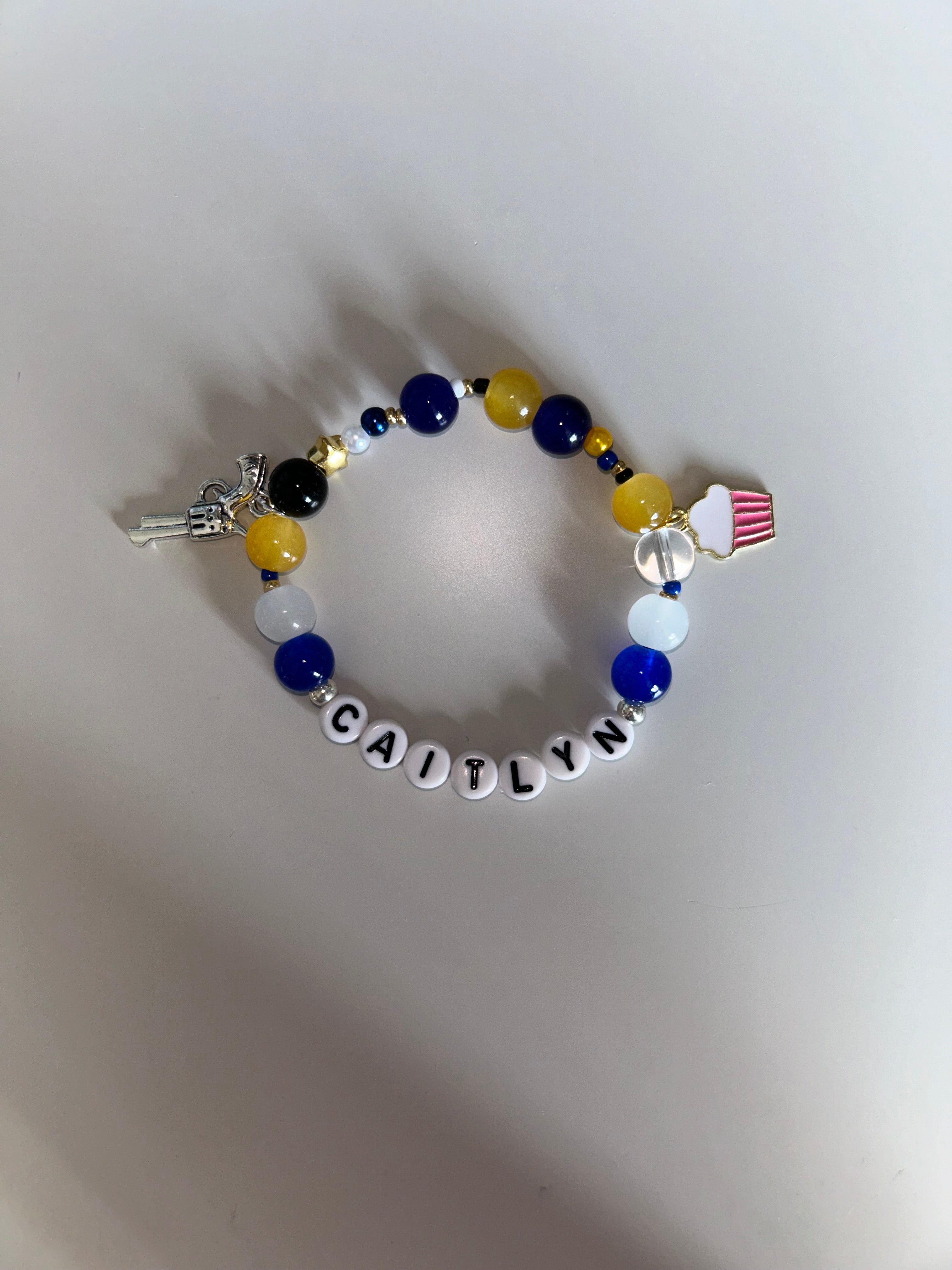 Caitlyn Kiramman Arcane and League of Legends inspired handmade bracelet