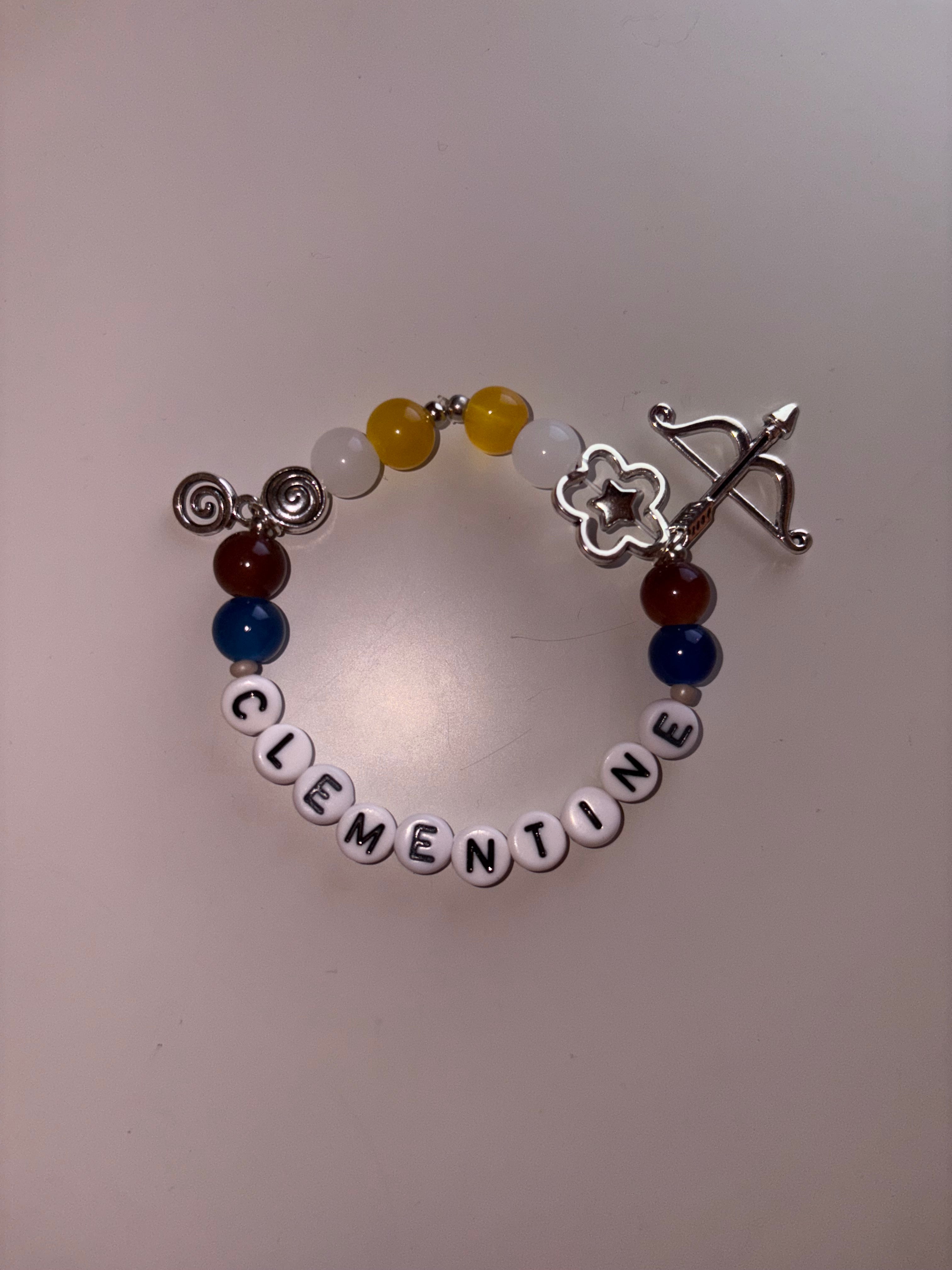 Clementine The Walking Dead Game inspired handmade bracelet