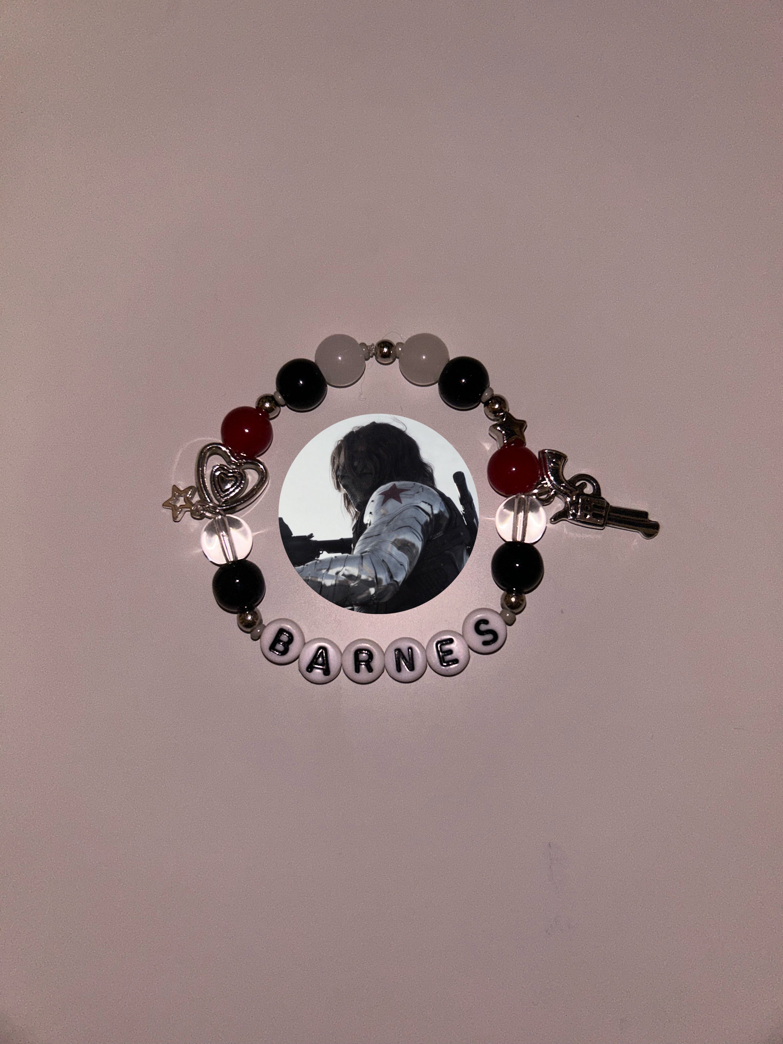 Bucky Barnes inspired handmade bracelet