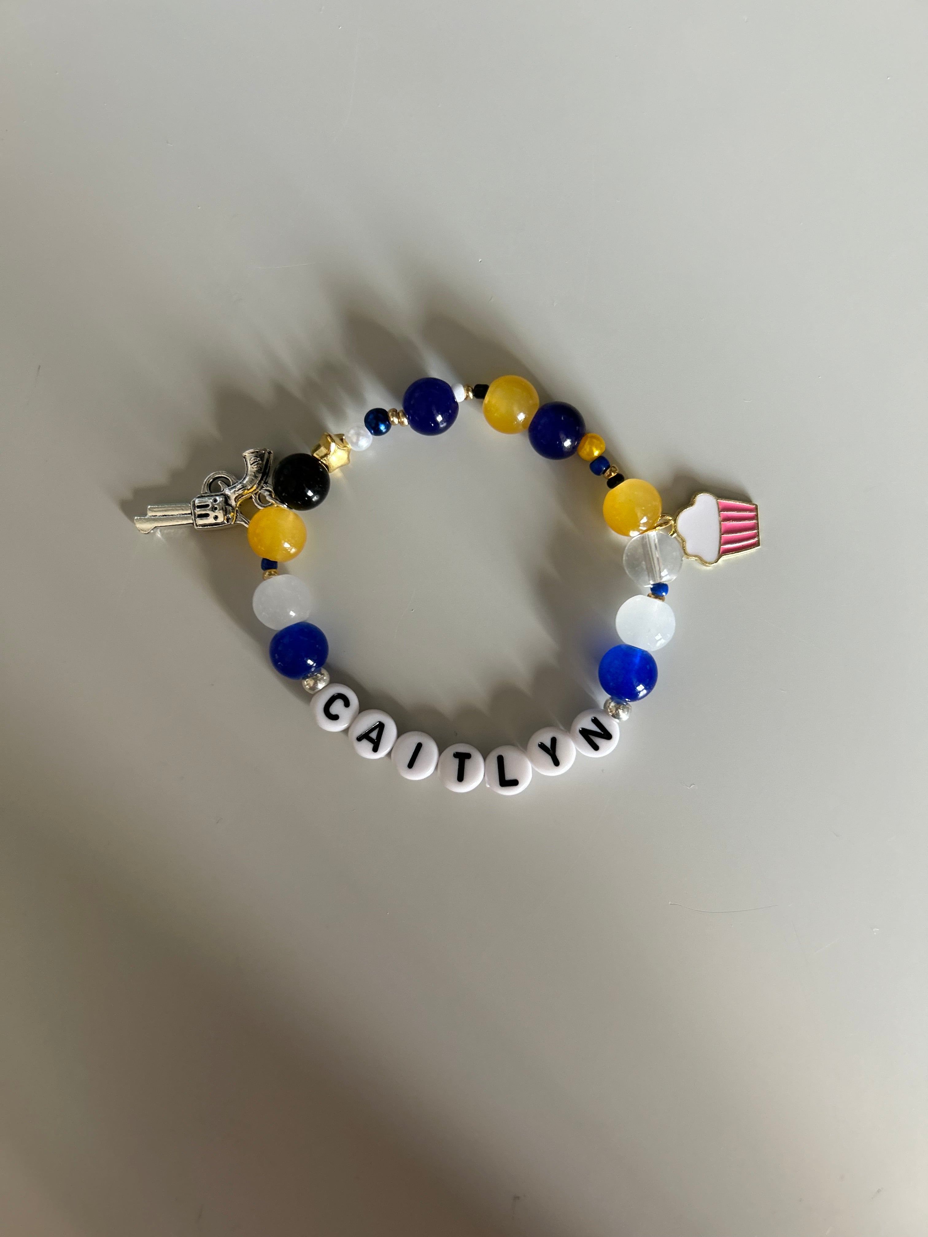 Caitlyn Kiramman Arcane and League of Legends inspired handmade bracelet