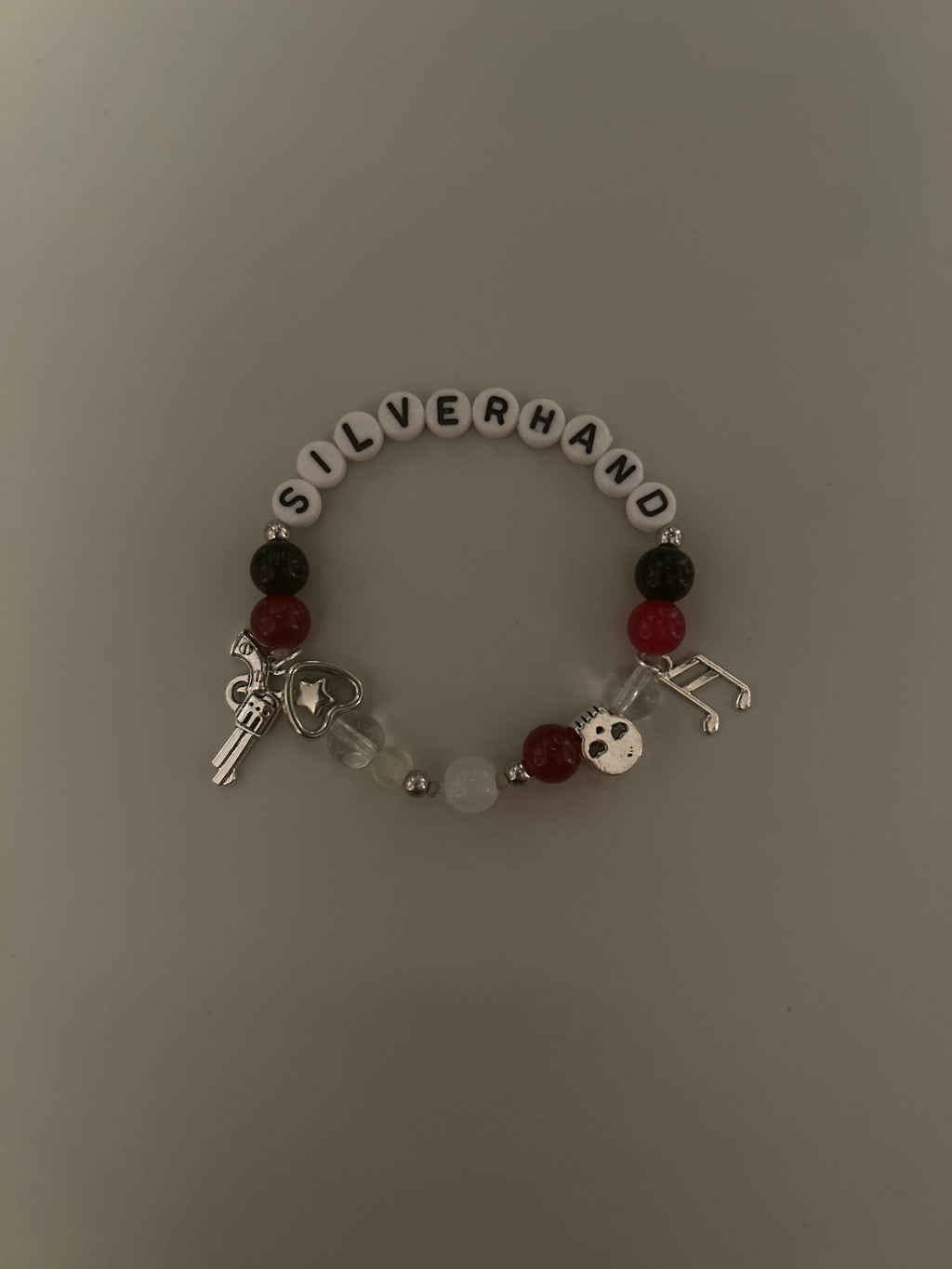 Johnny Silverhand Cyberpunk 2077 inspired handmade bracelet