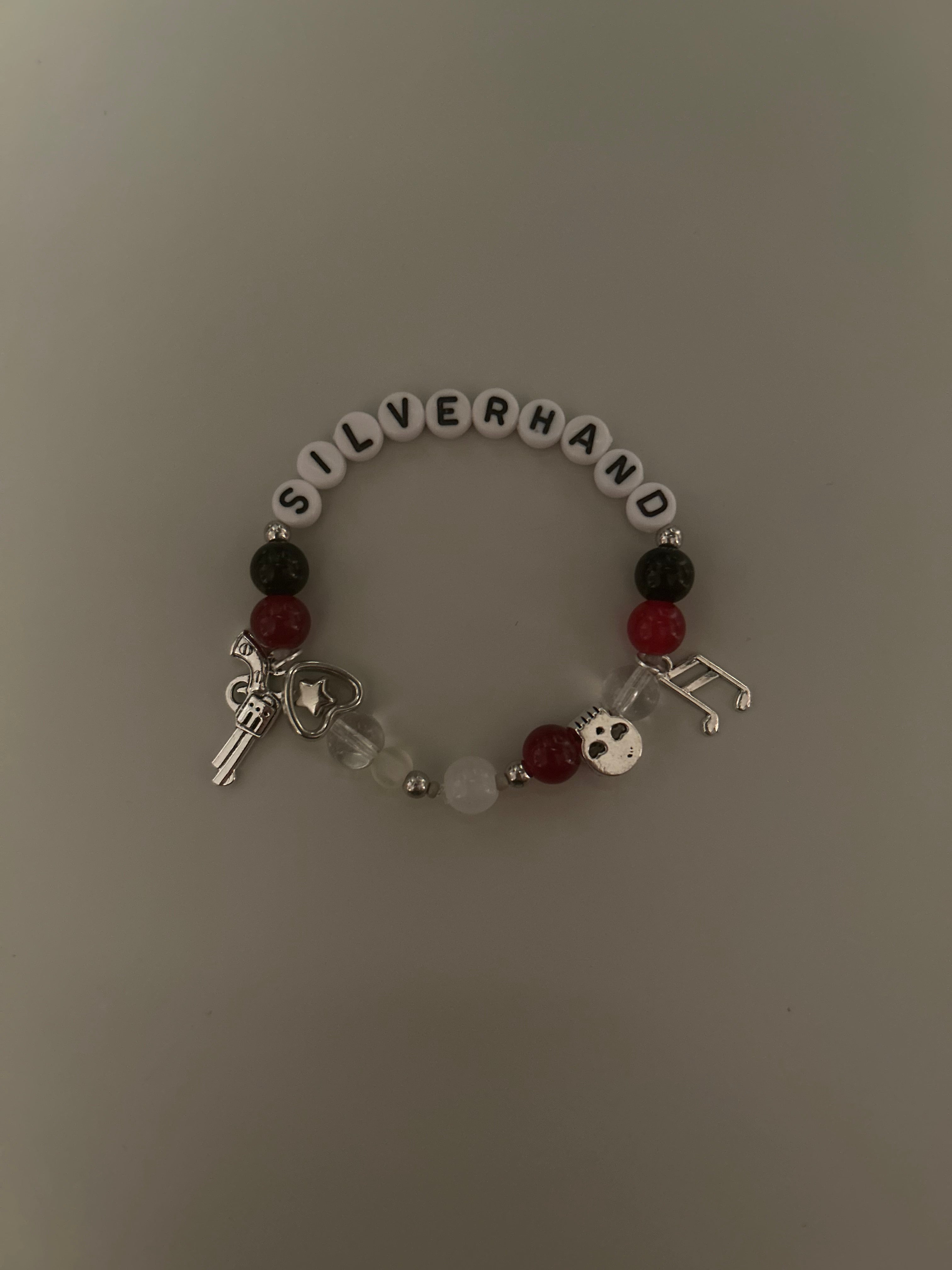 Johnny Silverhand Cyberpunk 2077 inspired handmade bracelet