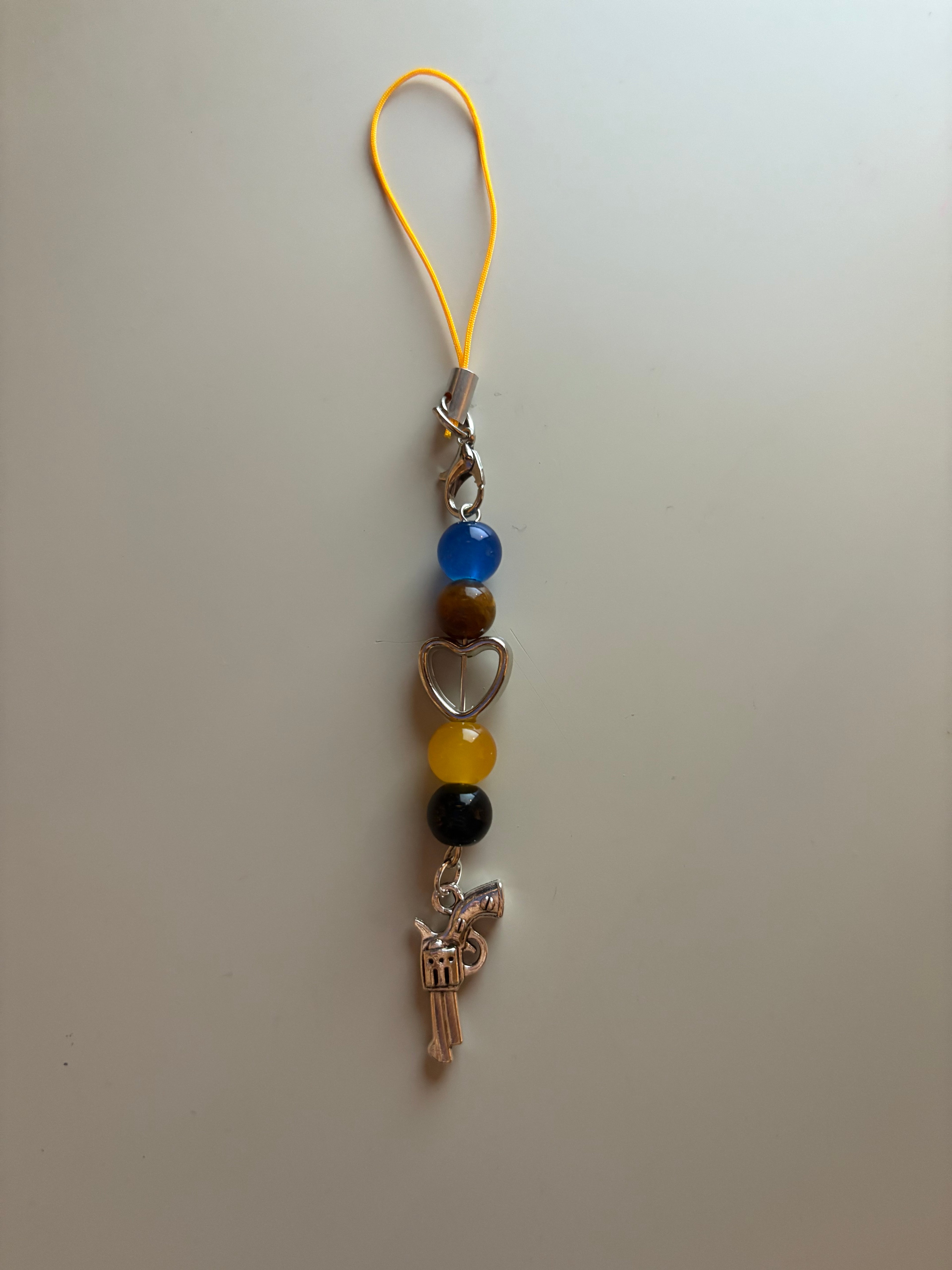 Lee Everett The Walking Dead video game inspired handmade phone charm
