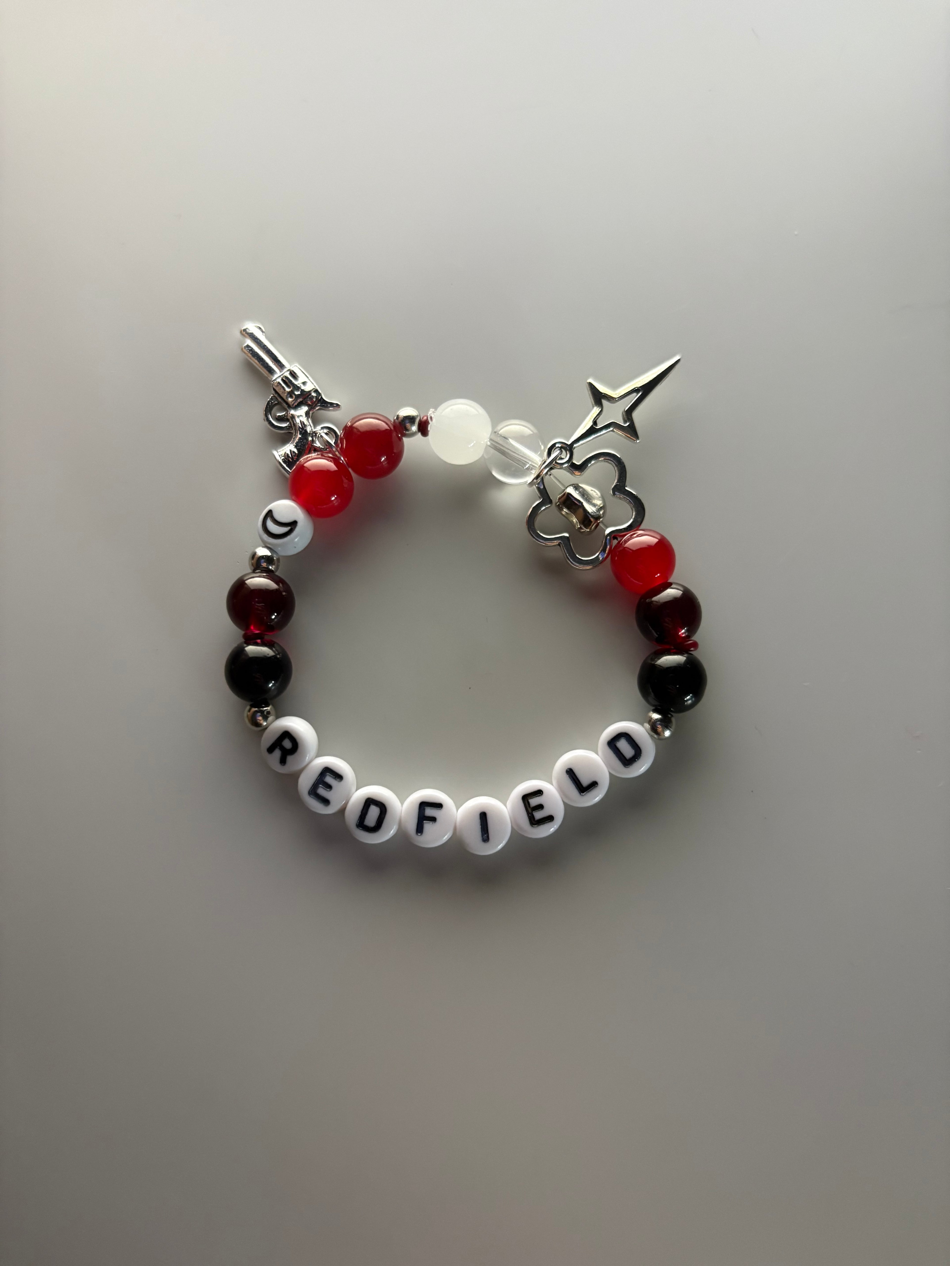 Claire Redfield Resident Evil inspired handmade bracelet