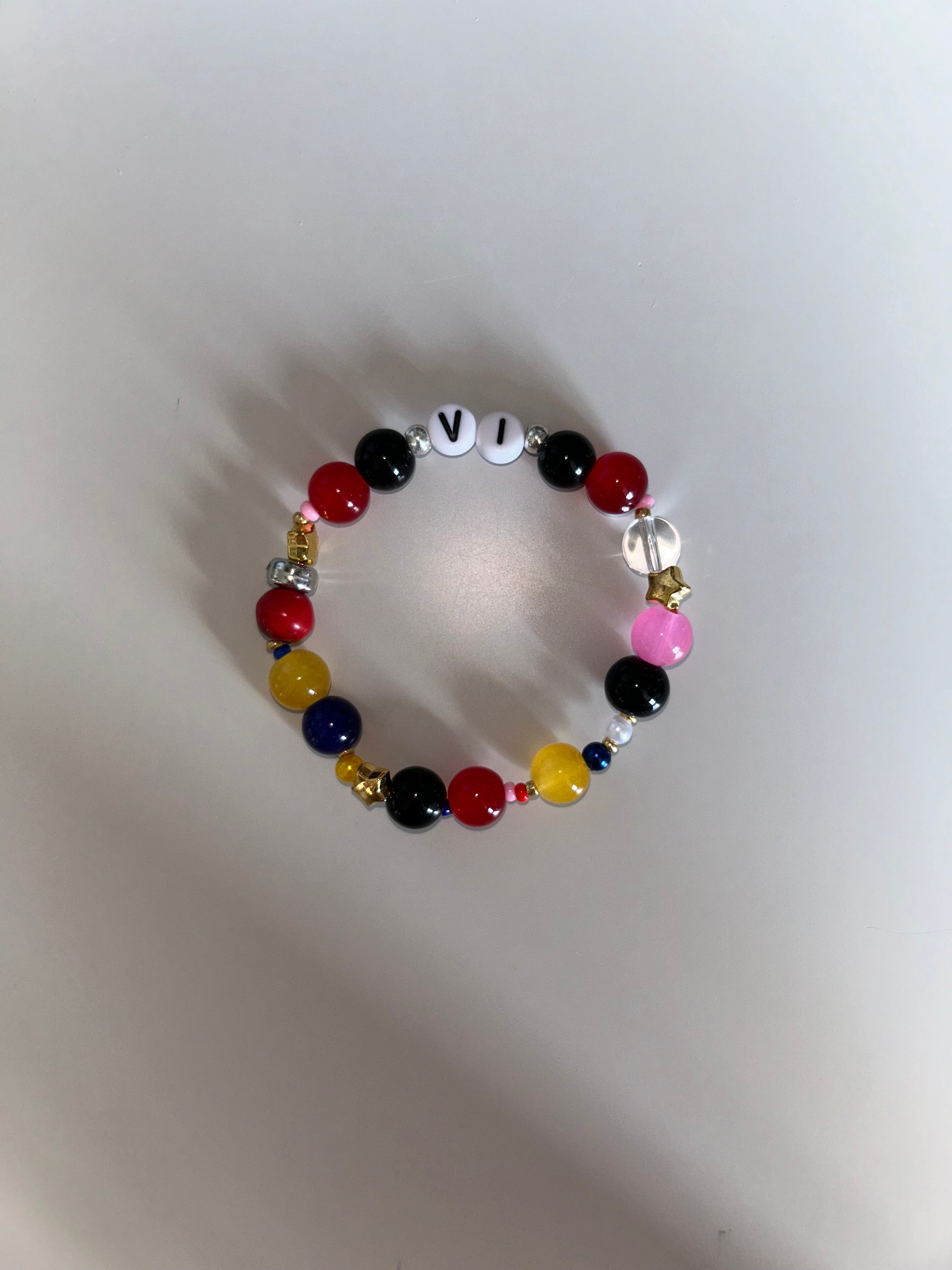 Vi ‘Violet’ Arcane and League of Legends inspired handmade bracelet