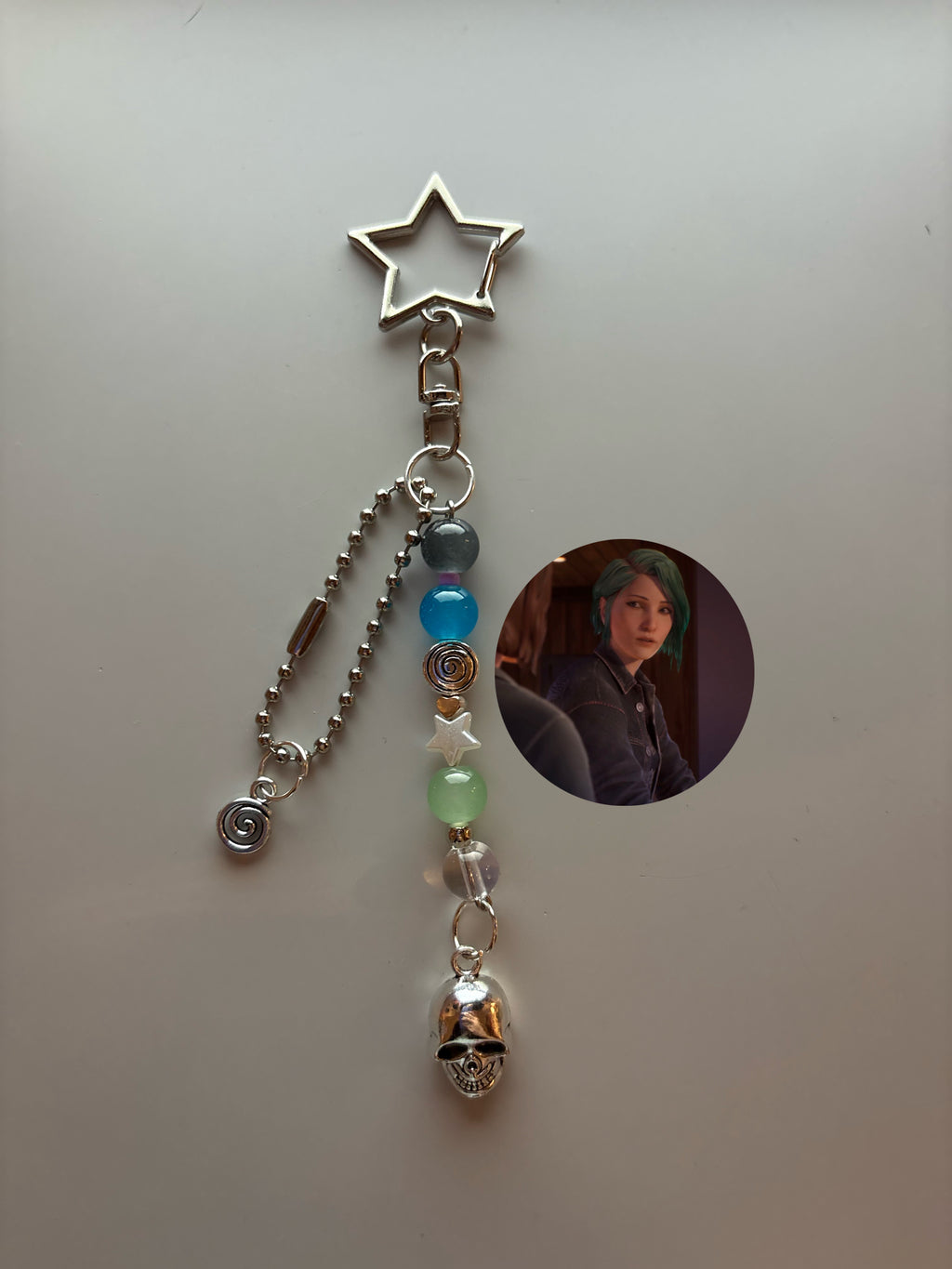 Chloe Price reunion inspired handmade minimalist keychain
