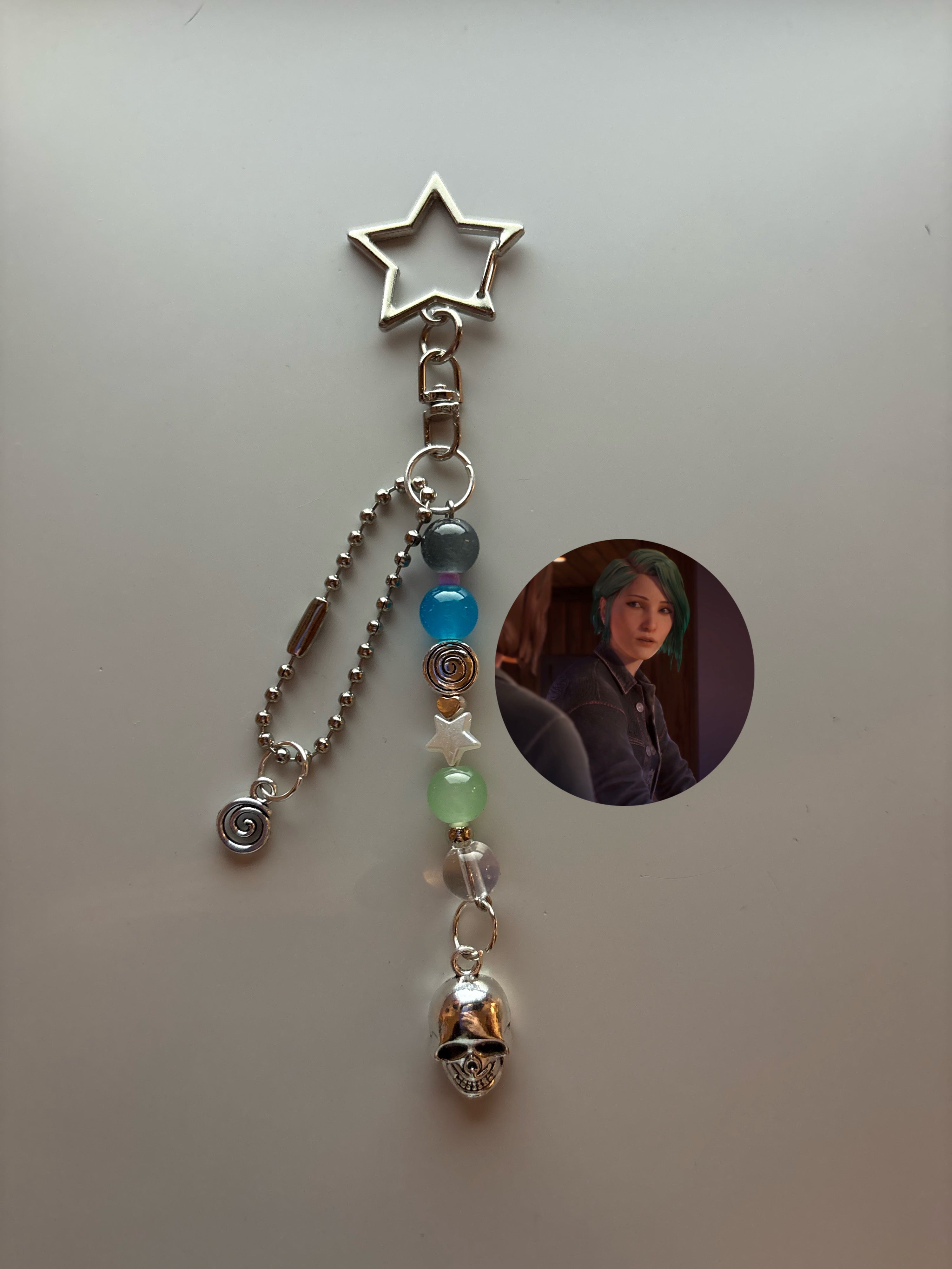 Chloe Price reunion inspired handmade minimalist keychain