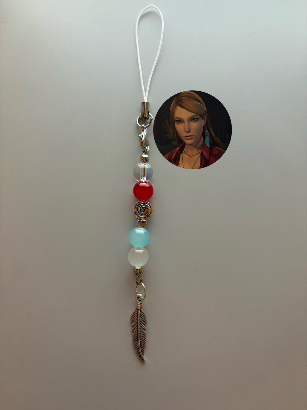 Rachel Amber Life Is Strange Inspired handmade beaded and charmed phone charm