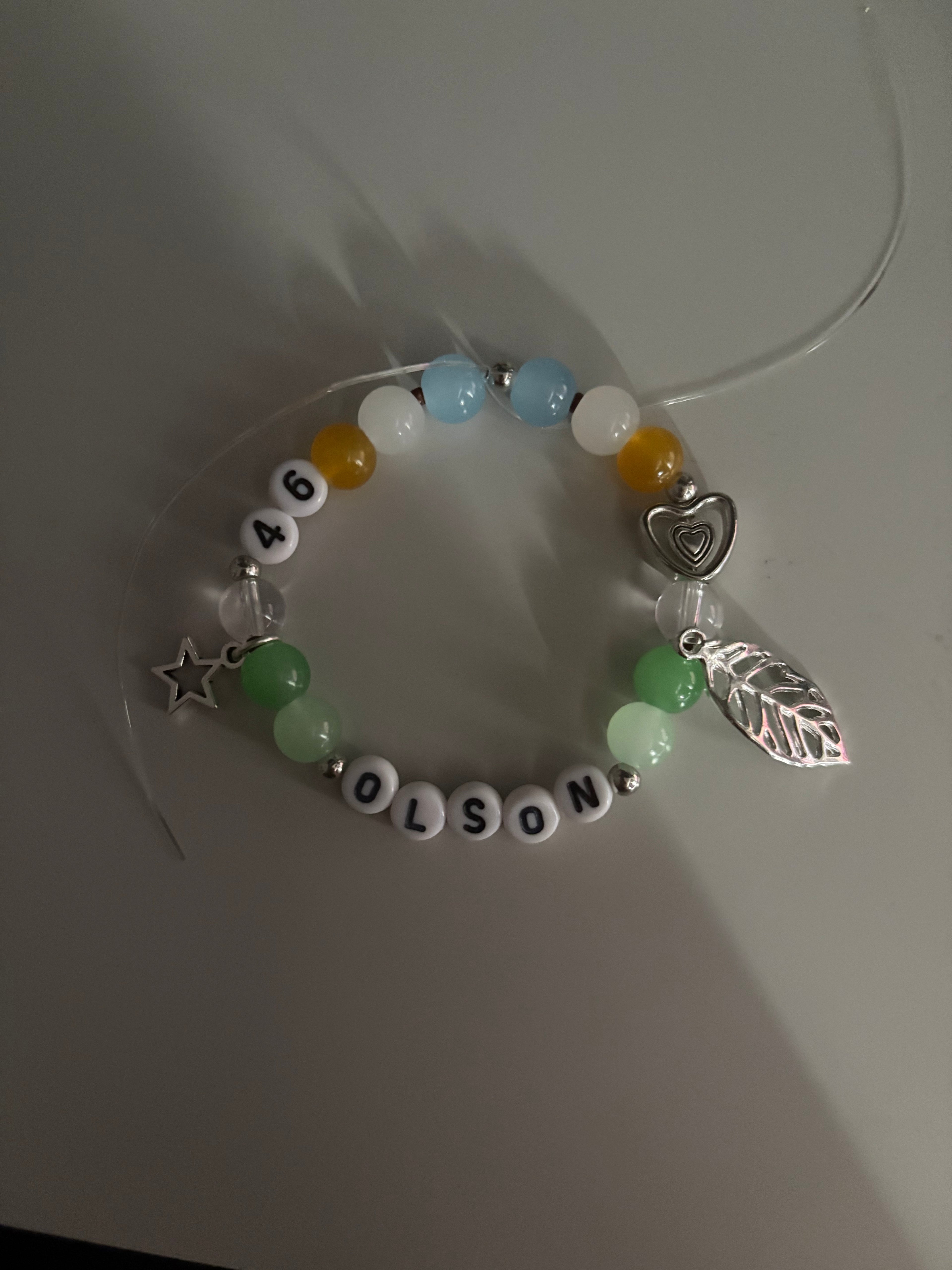 Hank olson the long walk-inspired custom handmade bracelet