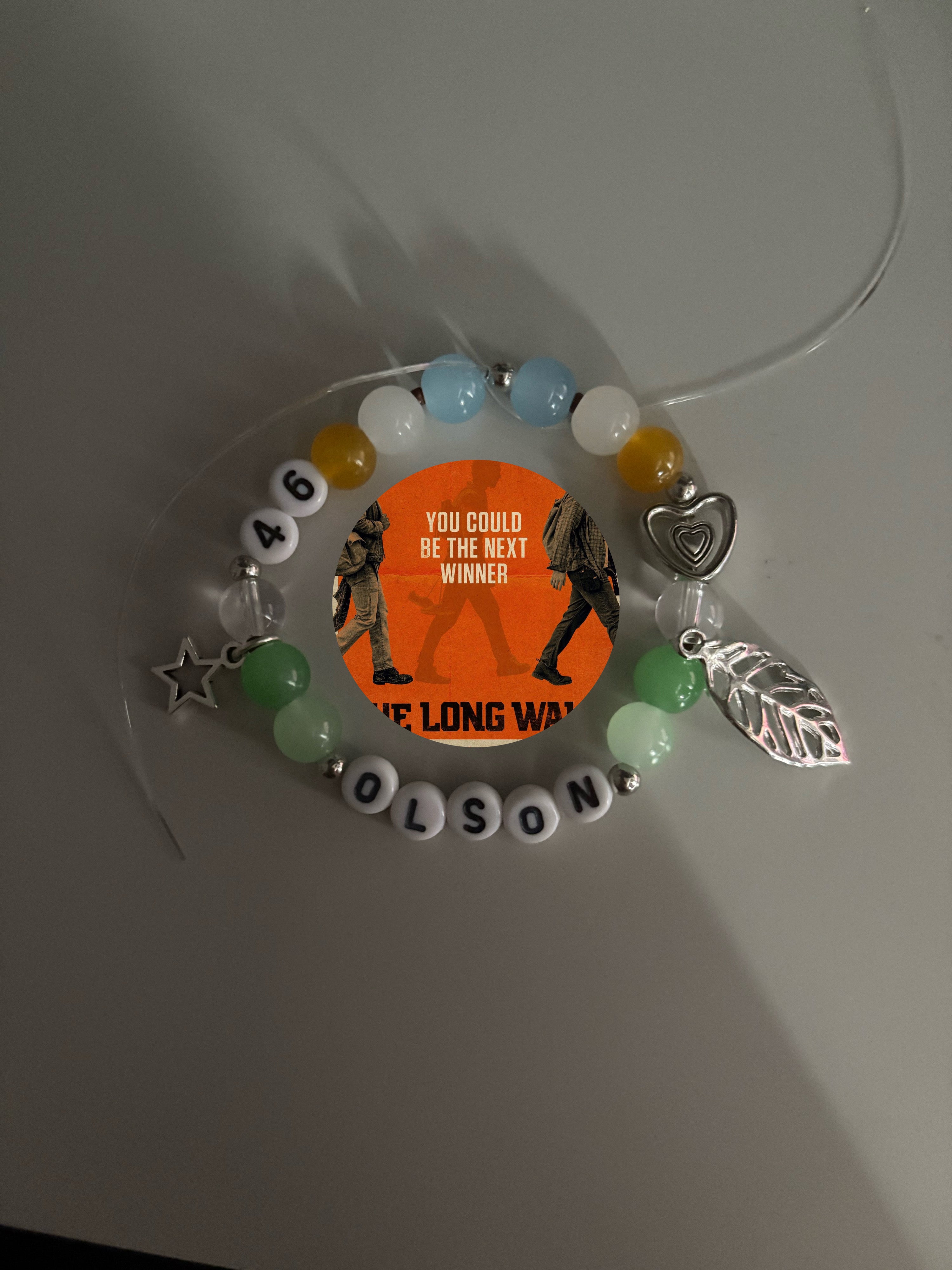 Hank olson the long walk-inspired custom handmade bracelet