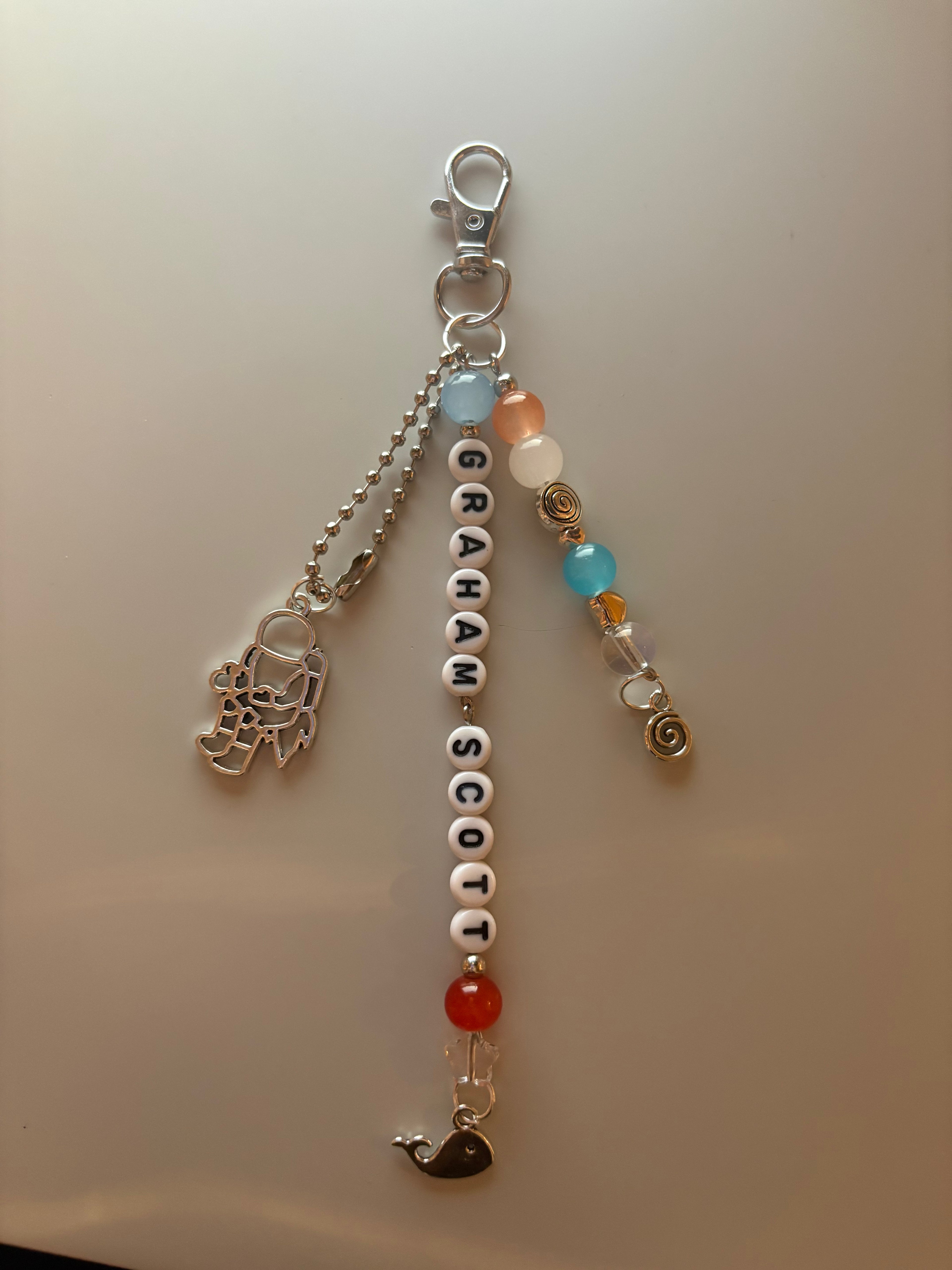 Grahamscott custom inspired handmade keychain