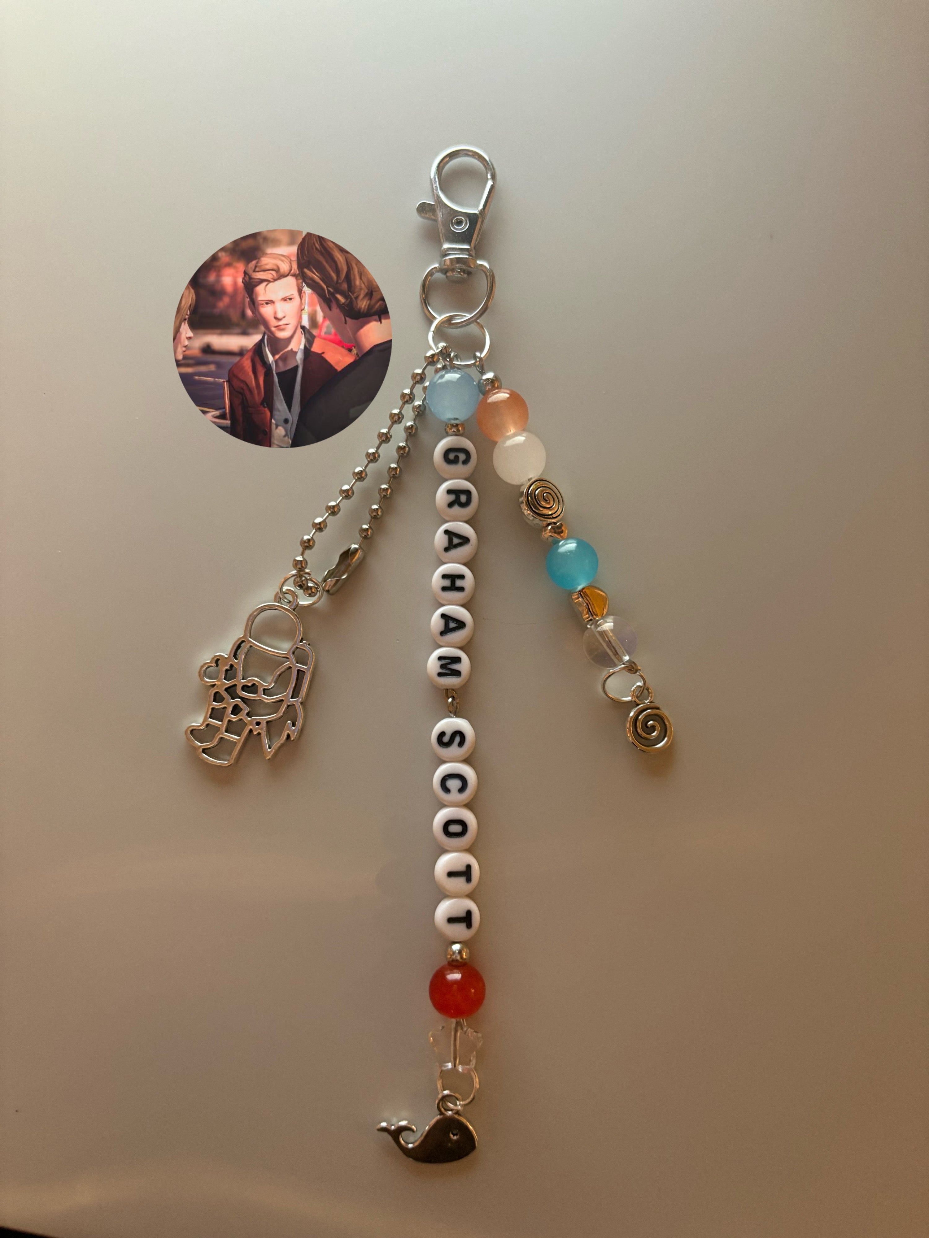 Grahamscott custom inspired handmade keychain