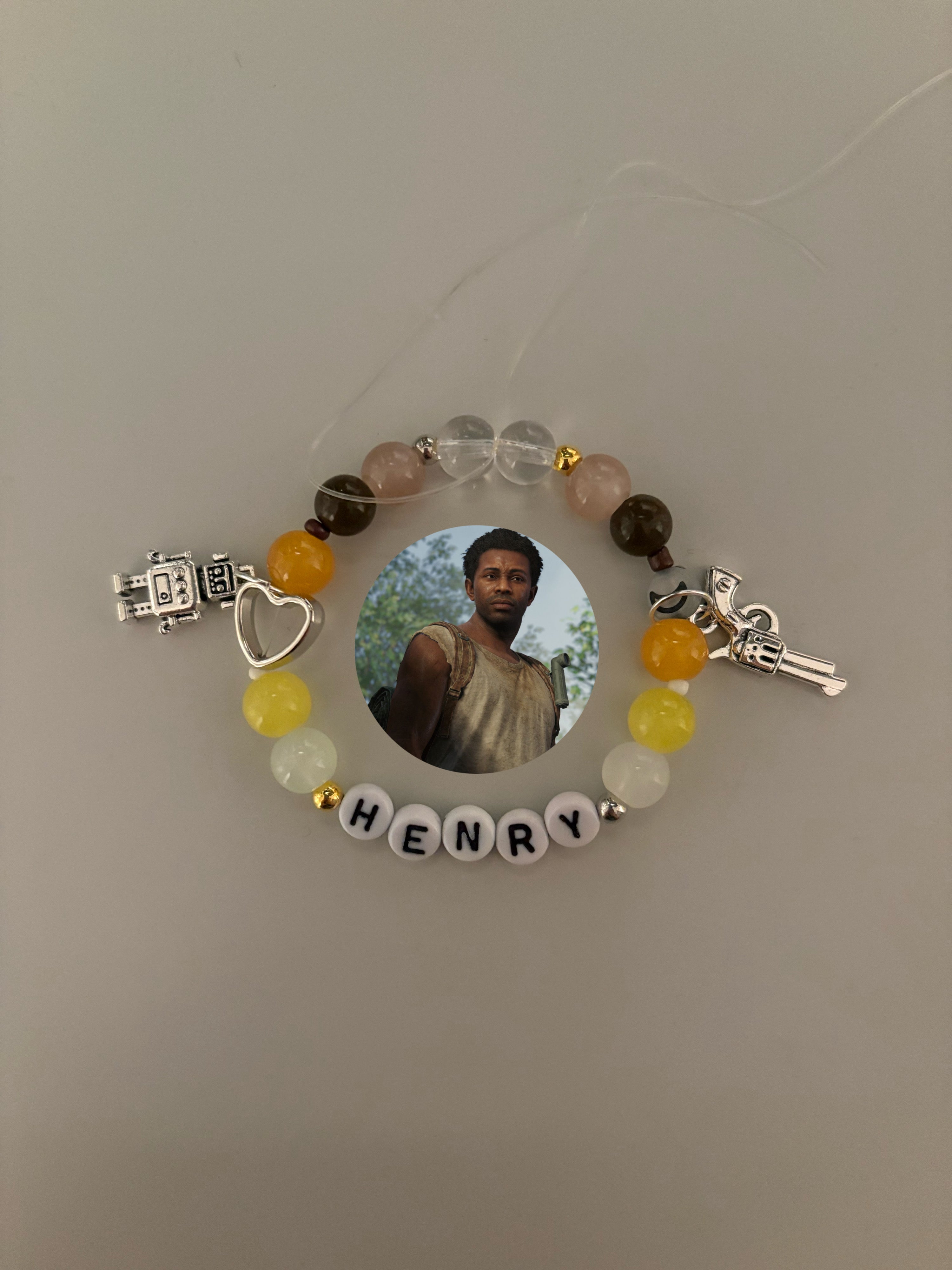 Henry video game character inspired handmade custom bracelet