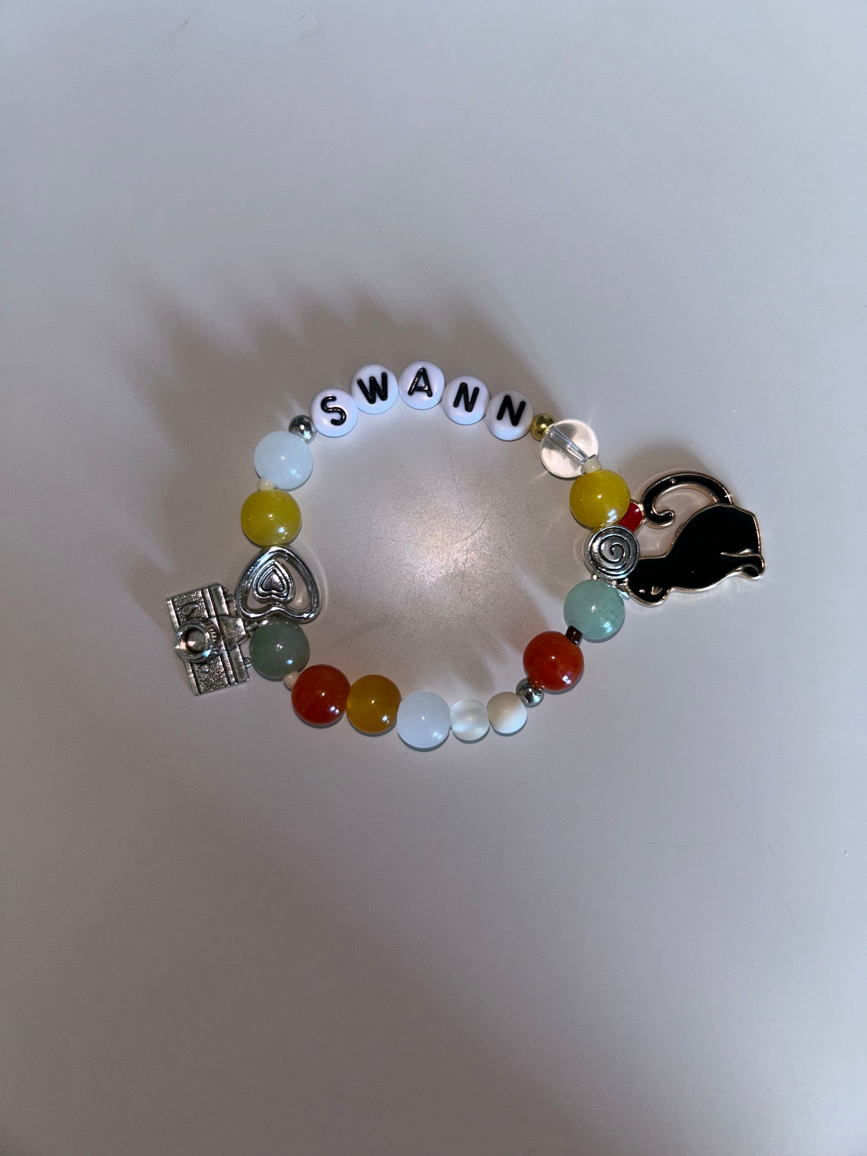 Swann Lost Records Bloom and Rage inspired handmade bracelet