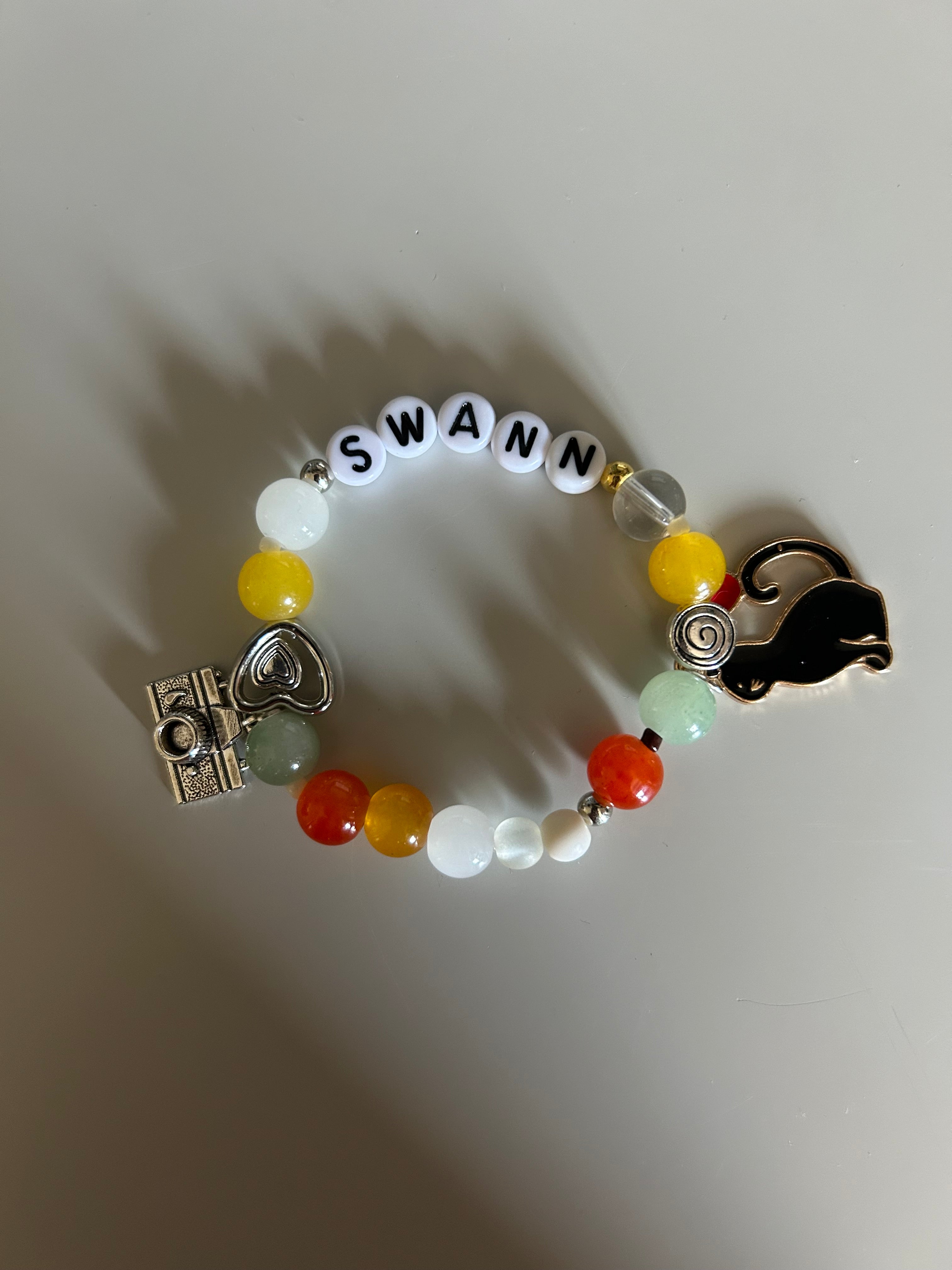 Swann Lost Records Bloom and Rage inspired handmade bracelet