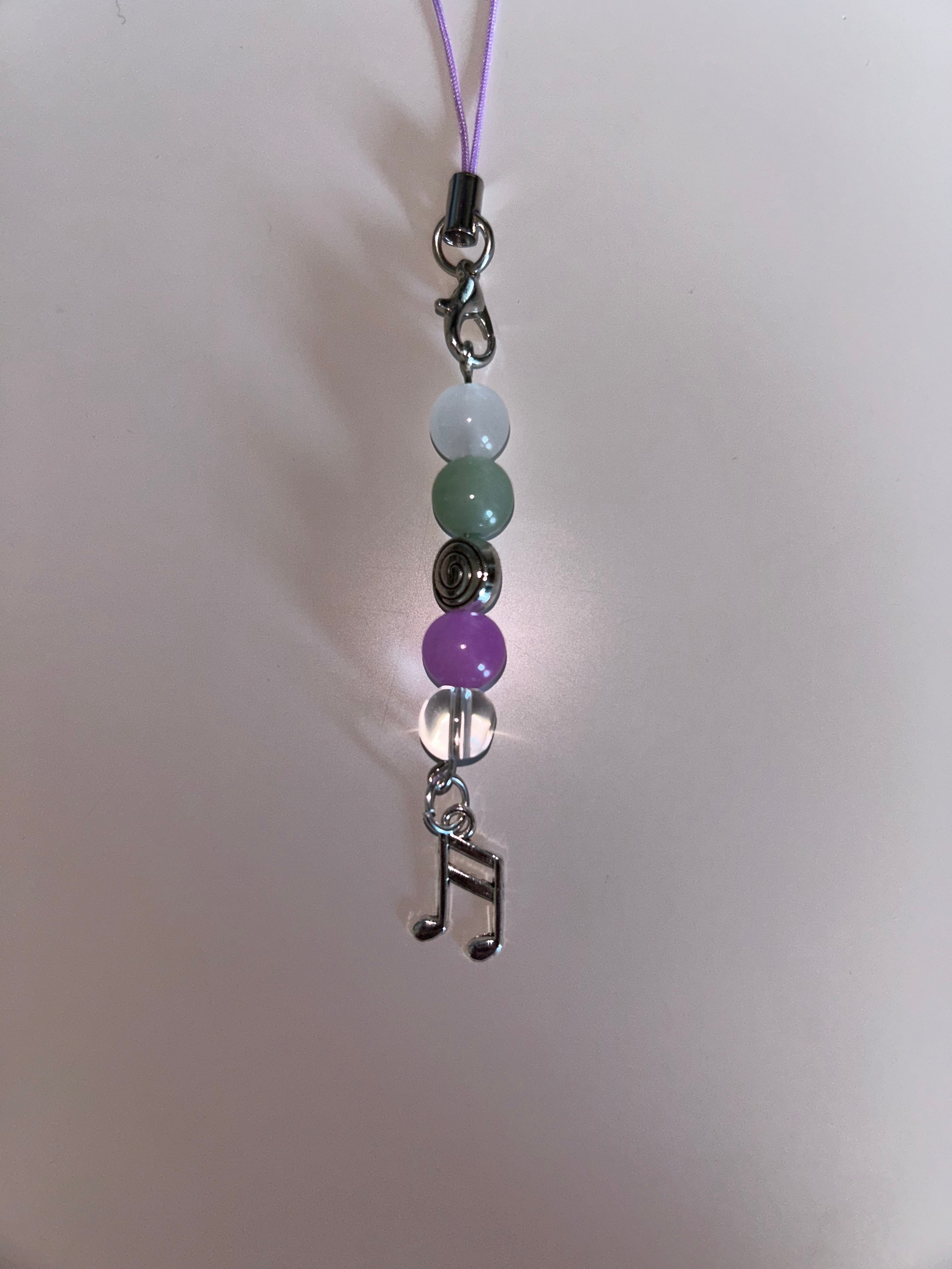 Autumn Lost Records Bloom and Rage inspired handmade phone charm