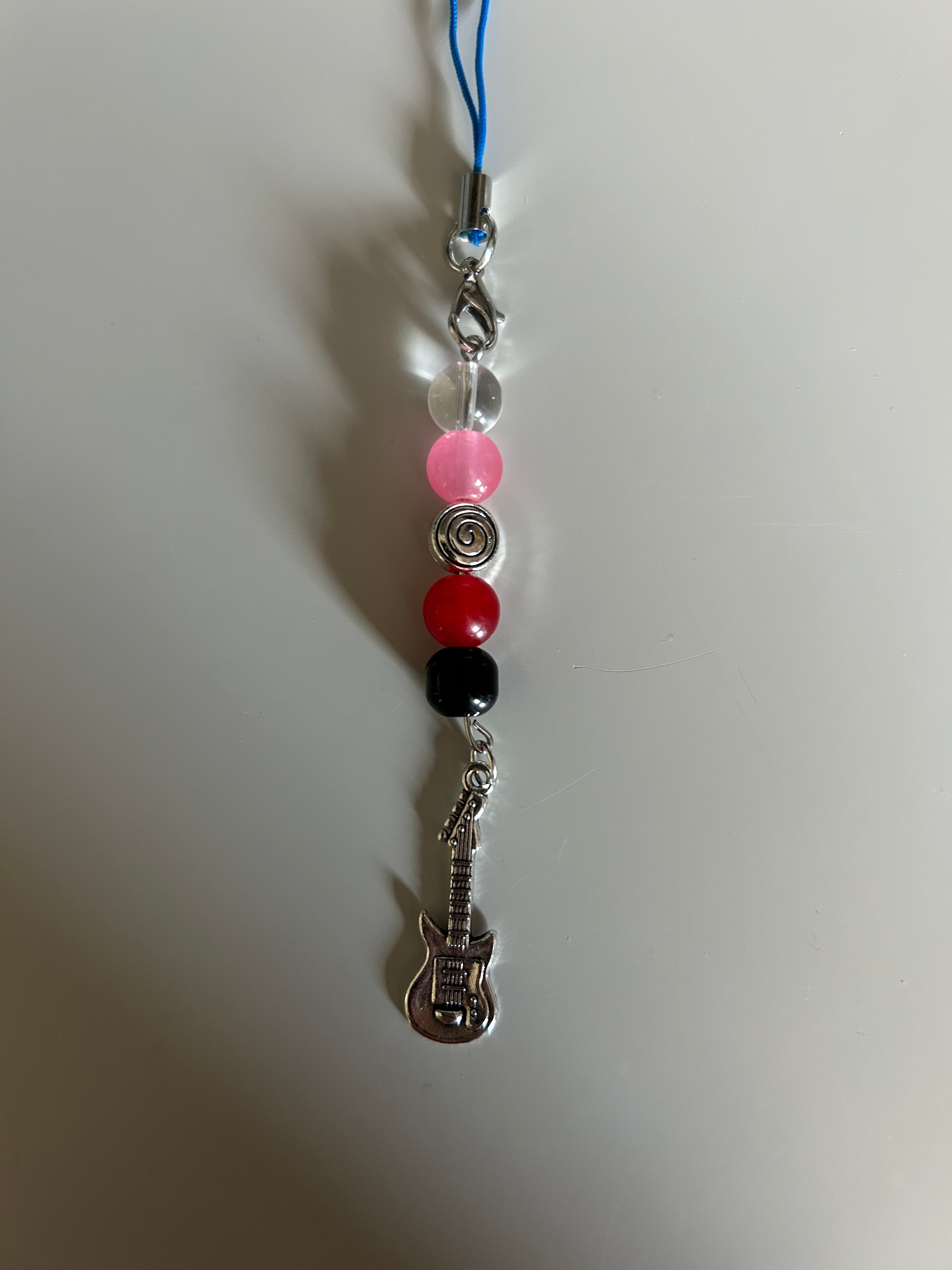 Nora Lost Records Bloom and Rage inspired handmade phone charm