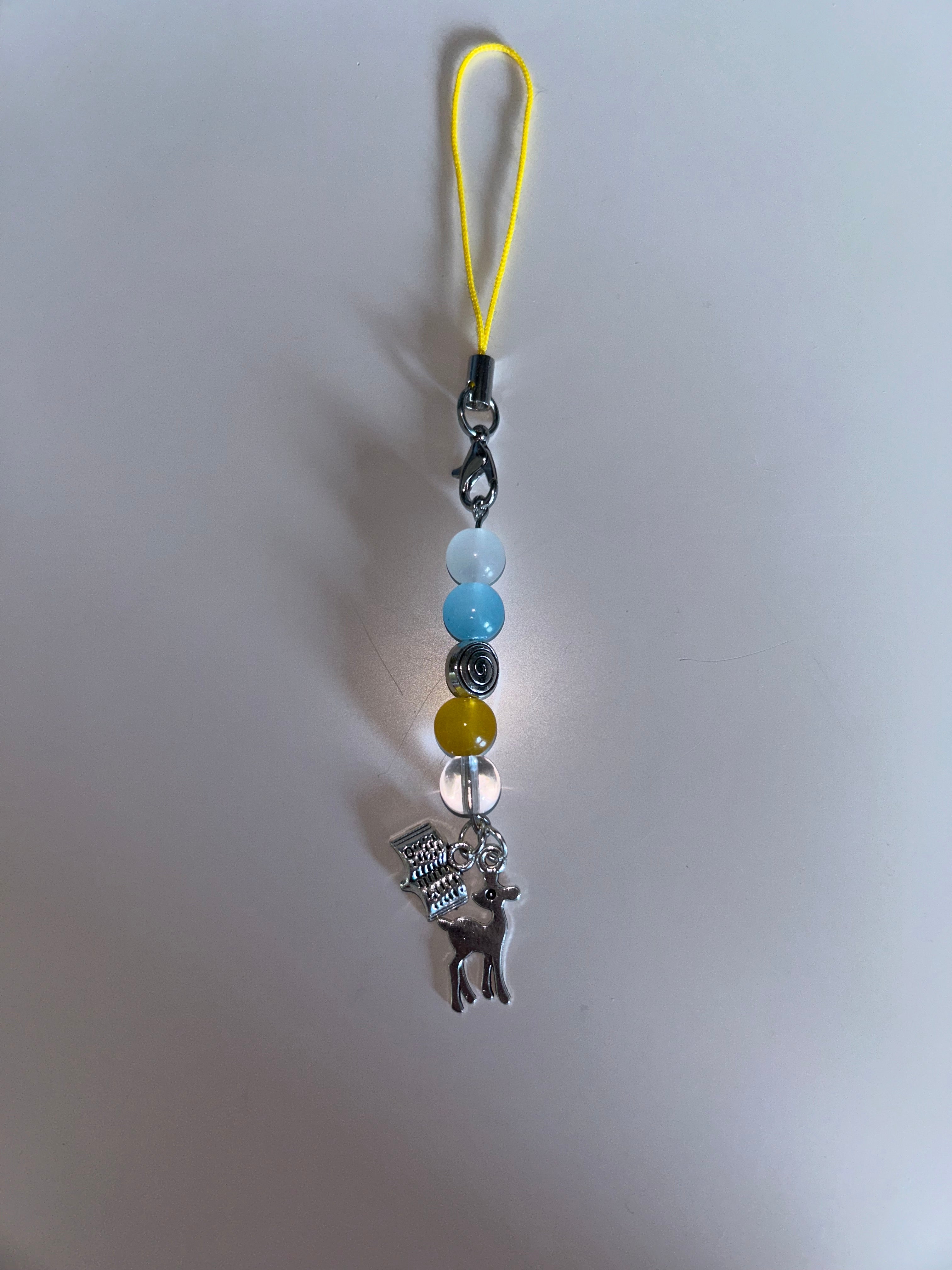Kat Lost Records Bloom and Rage inspired handmade phone charm