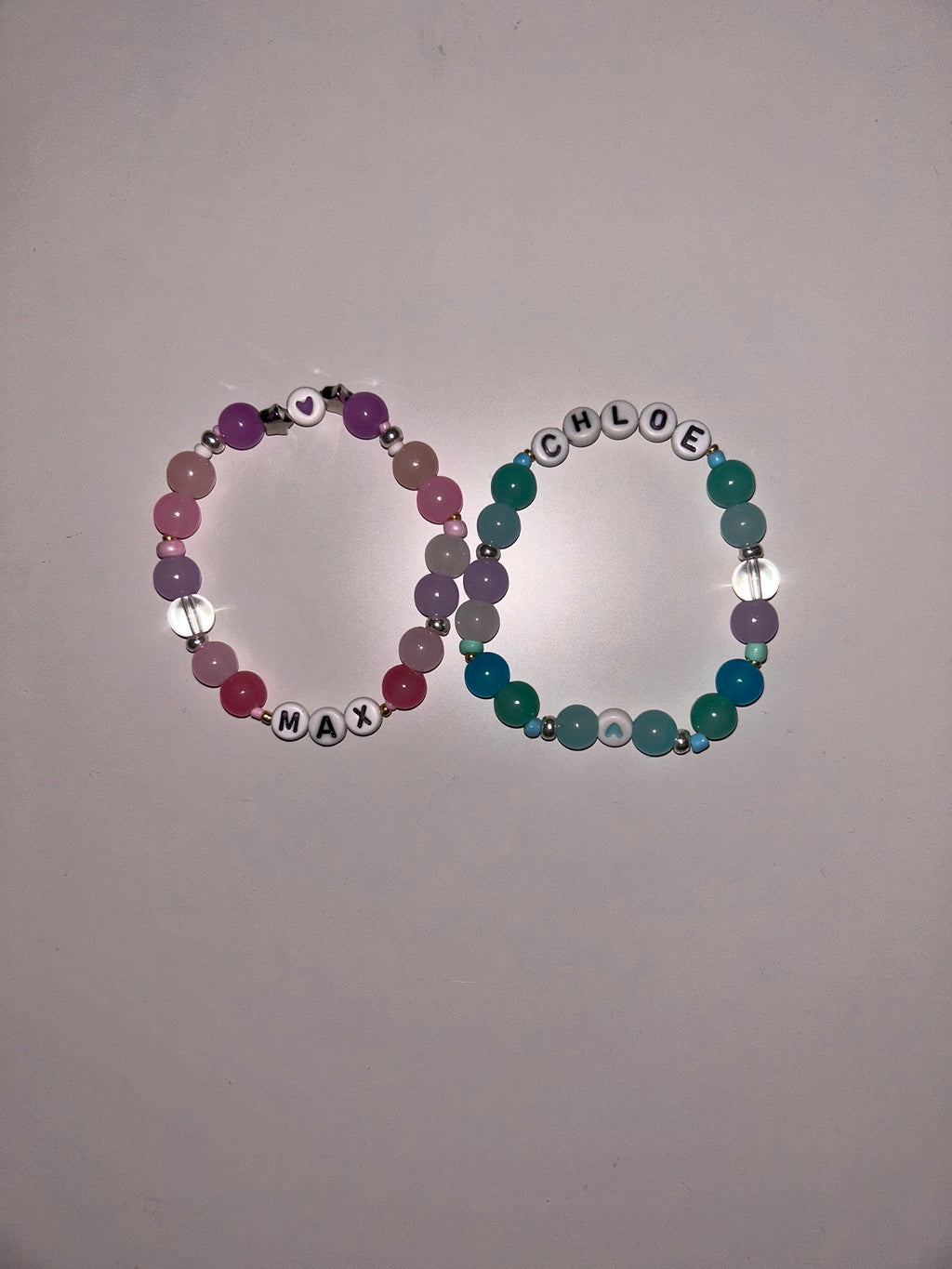 Chloe Price and Max Caulfield Life is Strange video game inspired handmade bracelet set